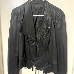 Leather jacket. Brand new.